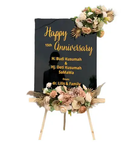 Papan Bunga Akrilik Kusipan Babas